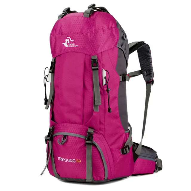 Mochila de senderismo impermeable de 50 L