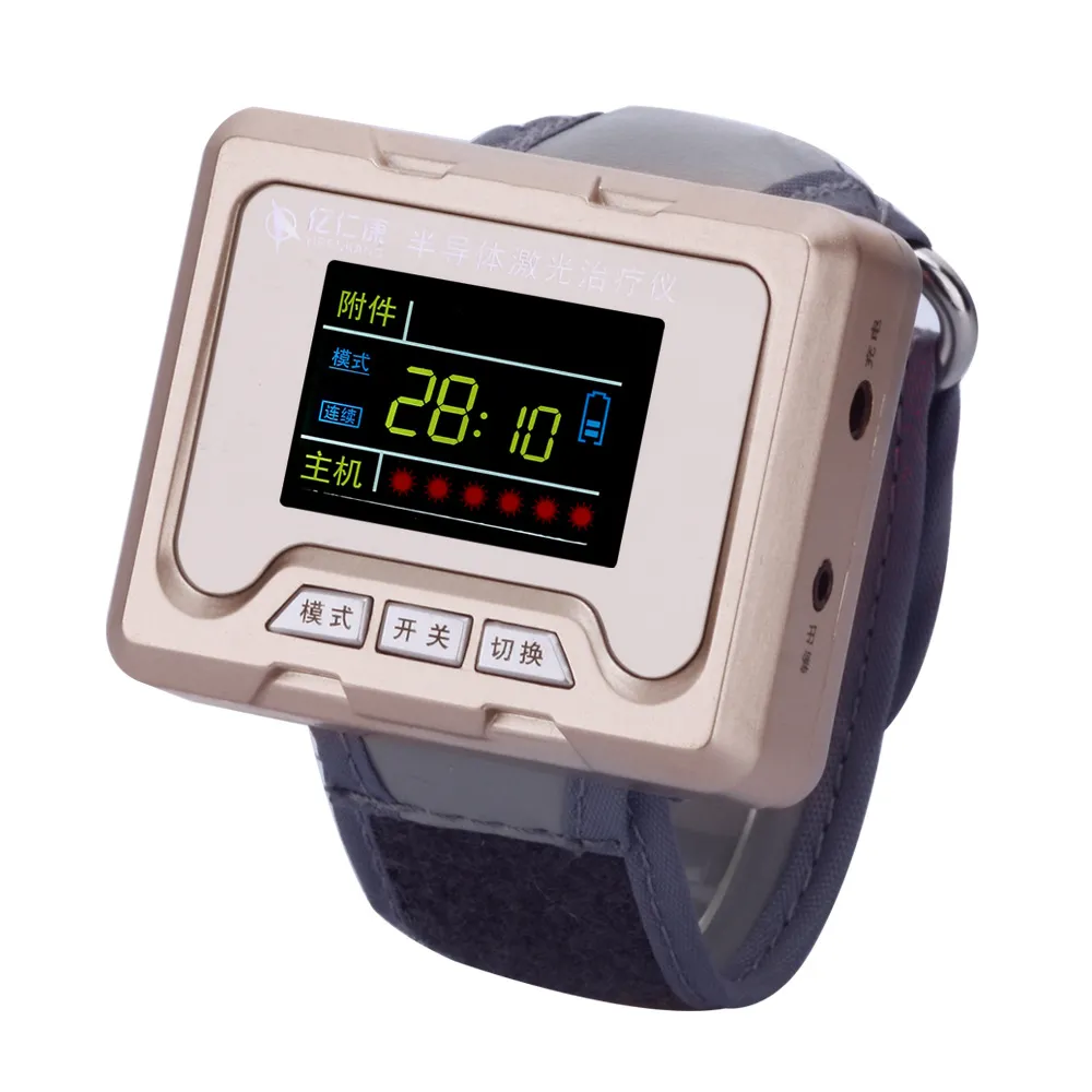 Laser Therapy Home wrist type laser watch Low frequency high blood pressure high blood fat high blood sugar diabetes therapy
