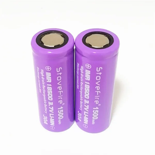 Batterie au lithium rechargeable IMR 18500 1500mAh 30A 3.7V