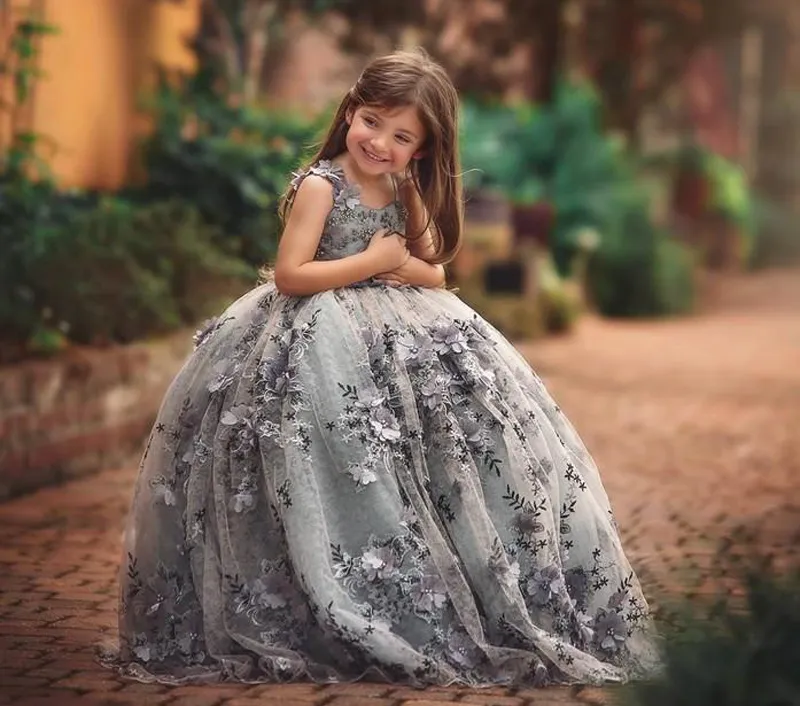 Princess Gowns for Kids Elegant Kids' Formal Dresses Toddler Ball Gowns  Children's Party Dresses Flower Girl Dresses