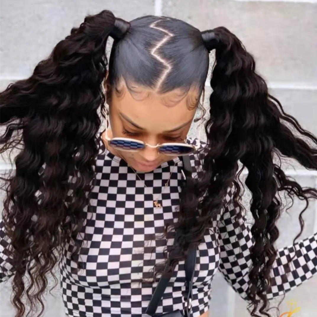 Remy Trenzado Cabello Mejorado Con Cordón De La Cola Ondulada De