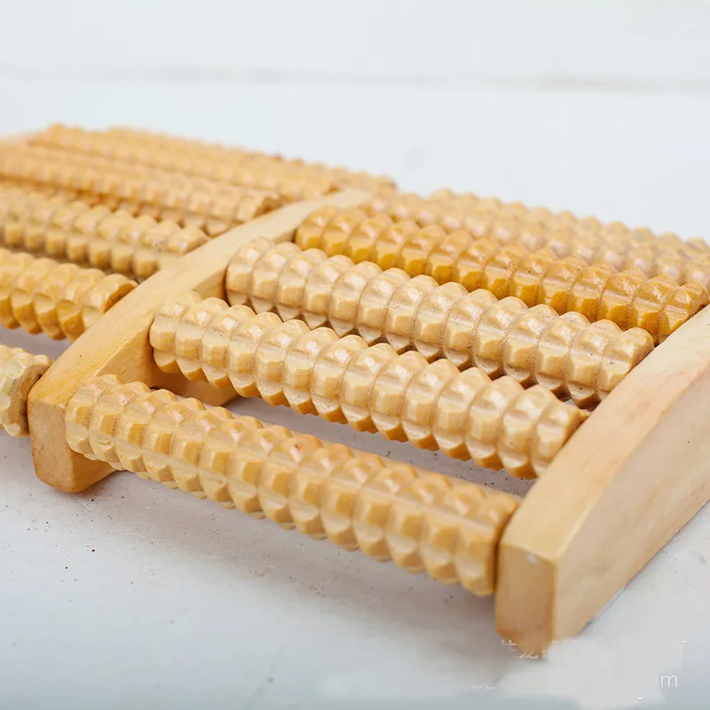 Wooden Foot Massage Roller Massage Feet Plantar Fasciitis Roller Reflexology Massager