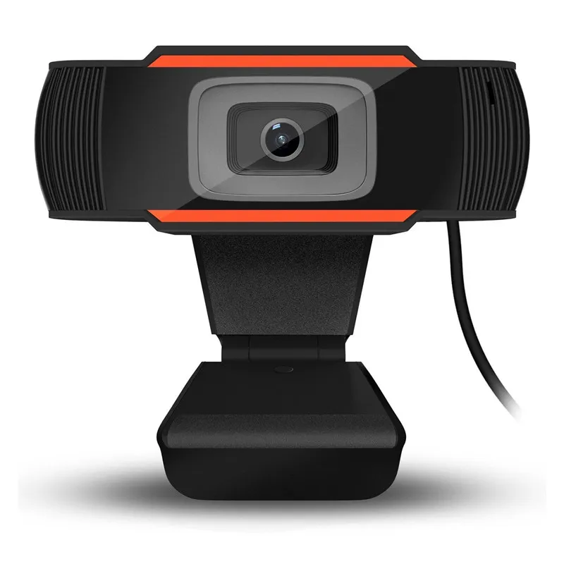 Webcam 480P 720P 1080P كامل HD كاميرا ويب تدفق الفيديو البث المباشر مع ميكروفون استريو رقمي + مربع التجزئة المتأنق