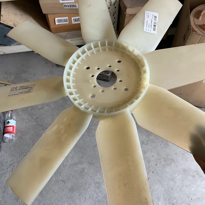 2 pièces/lot 1615775401 = 1604585400 pales de ventilateur de refroidissement en plastique de compresseur d'air portable d'origine