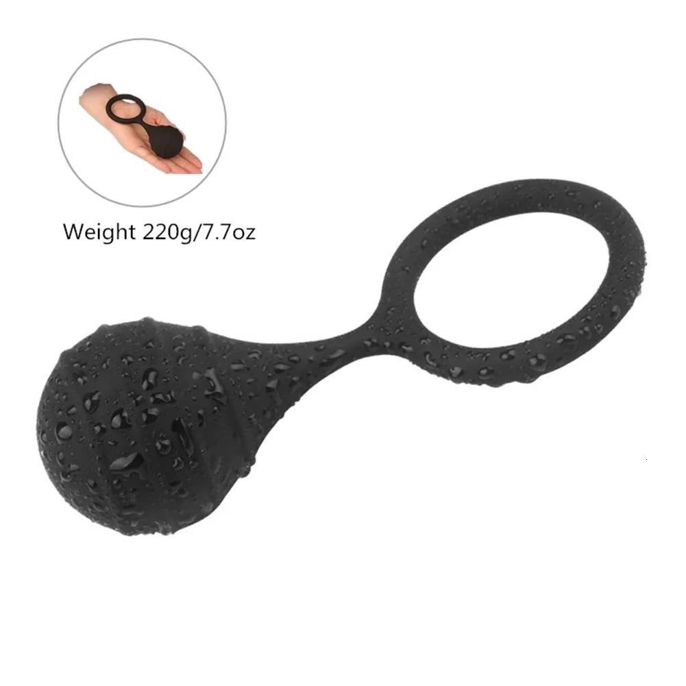 RABBITOW Male Physical Penis Weights Silicone Ball Stretching Extender  Exercise Gravity Ring T191115 From Lizhang01, $18.7