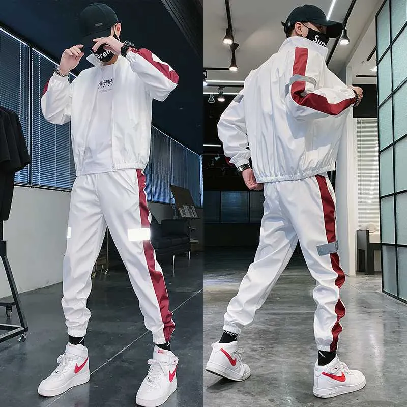 Mens Tracksuits Japanese Streetwear Sets Sportswear Tracksuit Men