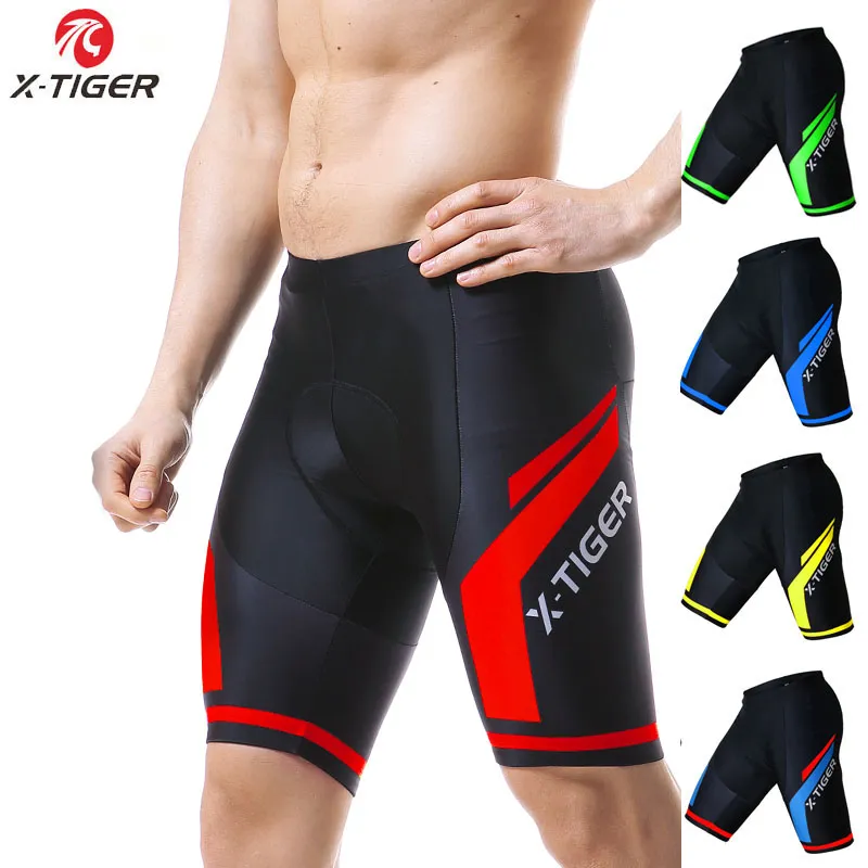 X-TIGER Cycling Shorts 5D Gel Pad Men Cycling Shorts Man Clothes MTB Quick-Dry Men Underpants Biker Men's