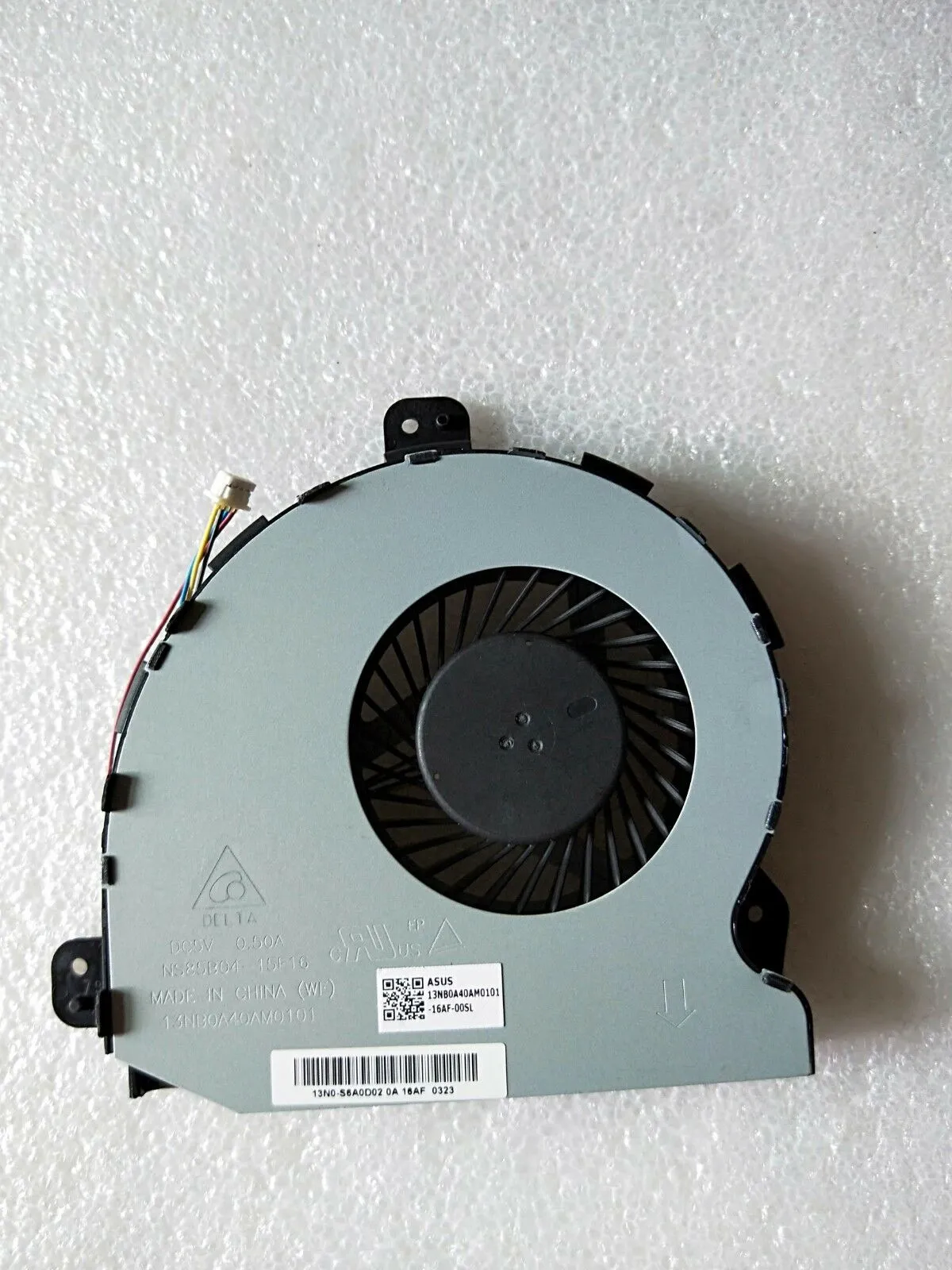 Ventilador de refrigeración de CPU para ASUS ROG GL752 GL752VW 13NB0A40AM0101 NS85B04-15F16246A