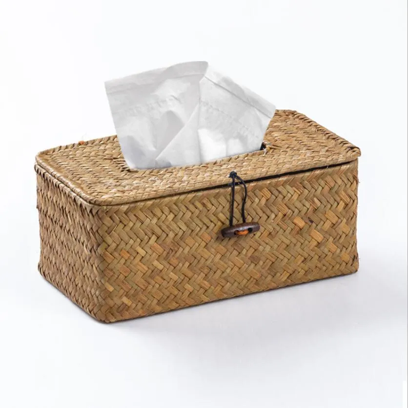 Buena caja de pañuelos de papel ligera, ecológica, Sin borde áspero,  cubierta de caja de pañuelos