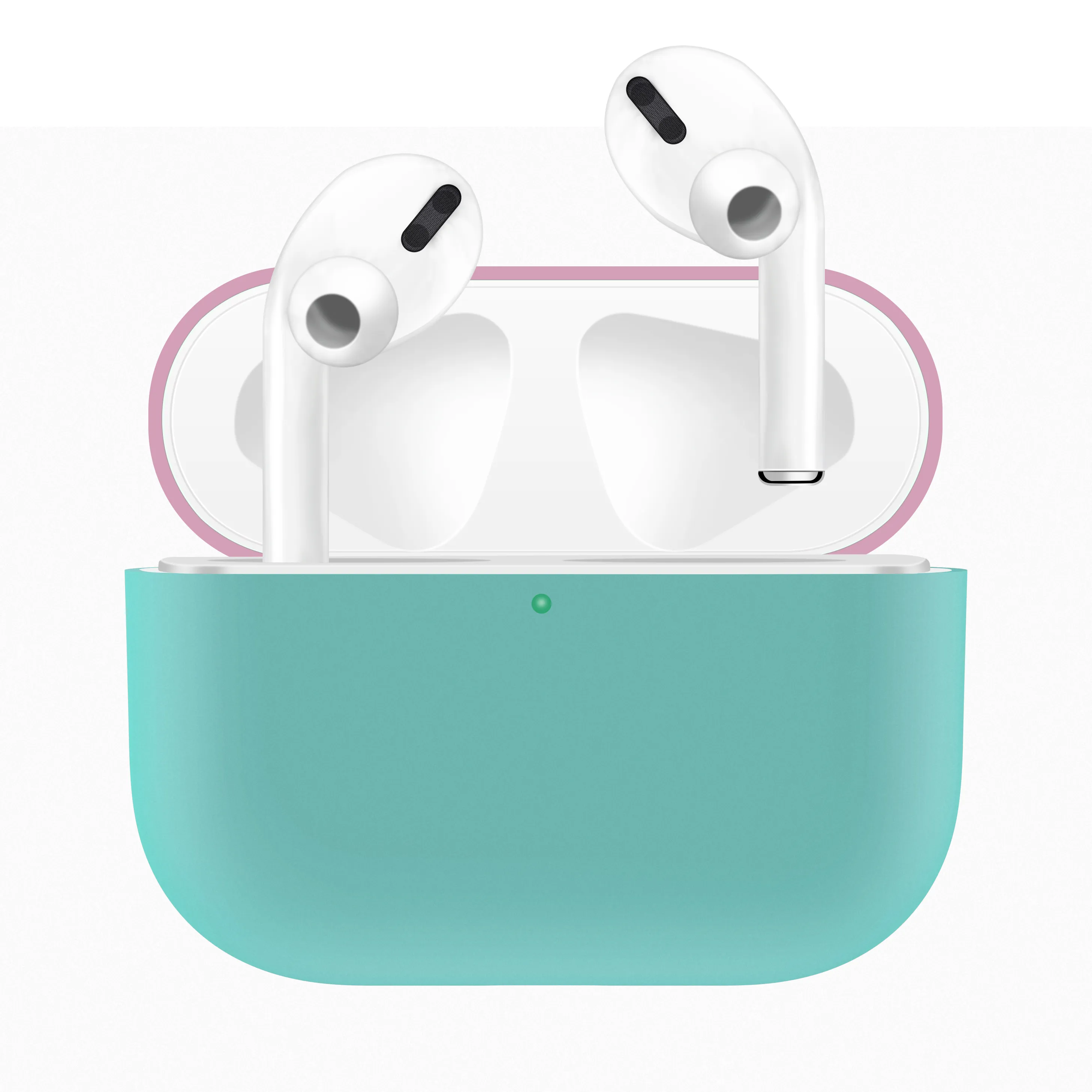 FUNDA CARCASA DE SILICONA GEL PARA CASCOS AURICULARES APPLE AIR PODS ANTI  GOLPES