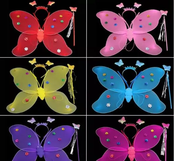 Alas De Mariposa De Una Sola Capa Alas De ngel De Tres Piezas