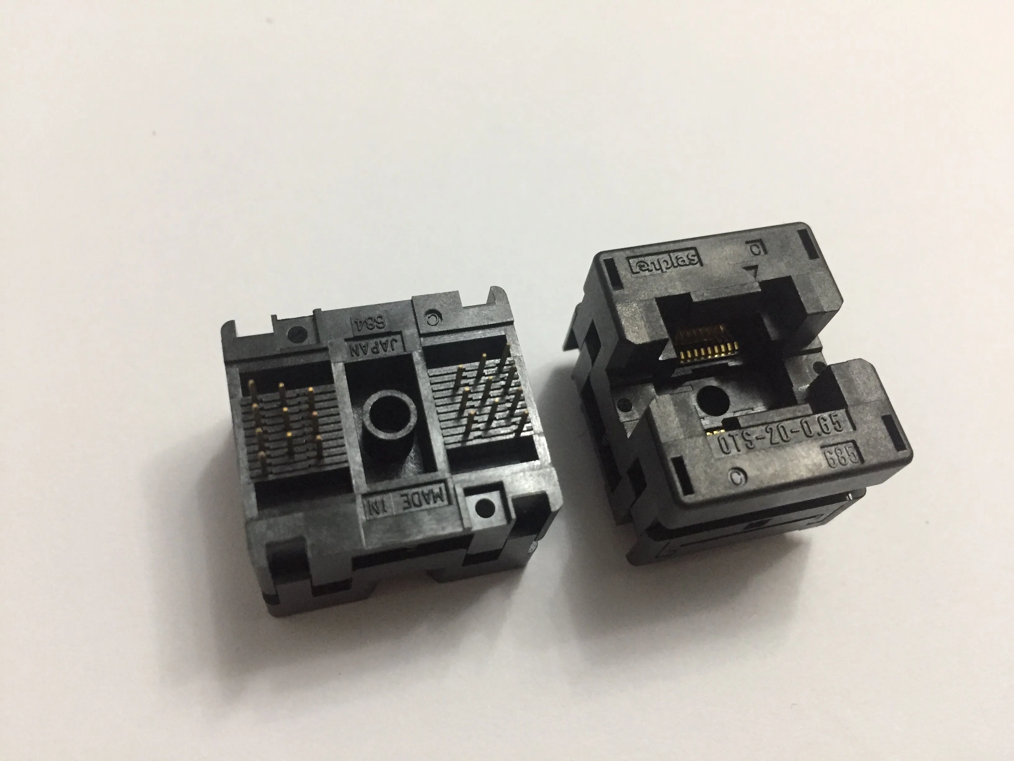 OTS-20-0.65-06 ENPLAS SSOP20PIN IC Testuttag och förbränning i uttaget 0,65 mm tonhöjd