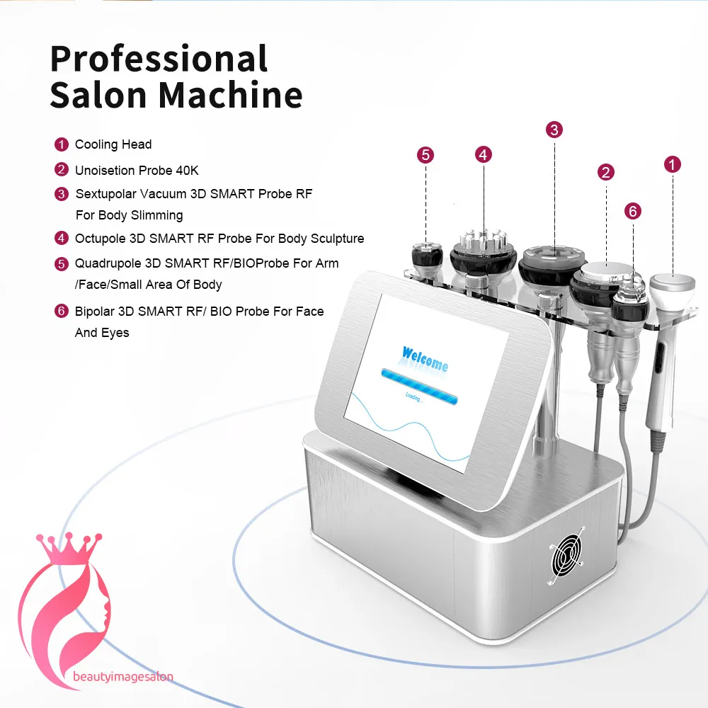 7 IN1 40K Ultrasonic Cavitation Cellulite Fat Removal Vacuum Radio Frequency Photon Rejuvenation Body Contouring Device