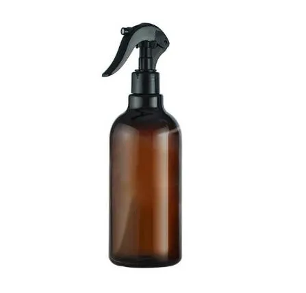 Bouteilles de pulvérisation ambre de 500ml, pulvérisateur à gâchette, huiles essentielles, aromathérapie, atomiseur de parfum rechargeable, bouteilles de parfum avec Spray