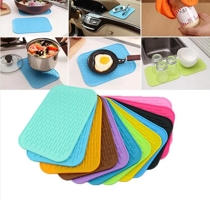 Set 6 Sottobicchieri In Silicone Con Guanto Da Forno - Antiaderenti, Resistente Al Calore, Per Cucina - Foto 11