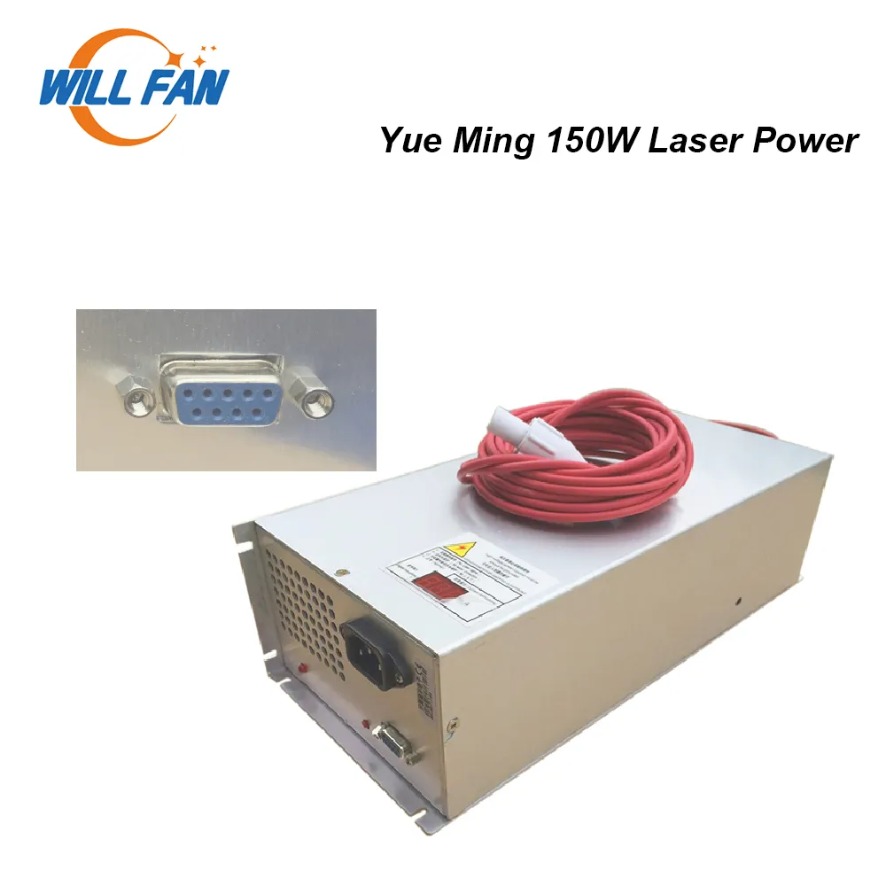 Yueming 150W Co2 Laser de Alimentação Para Yue Ming Laser Engrave Máquina 150w Peças caixa de Laser