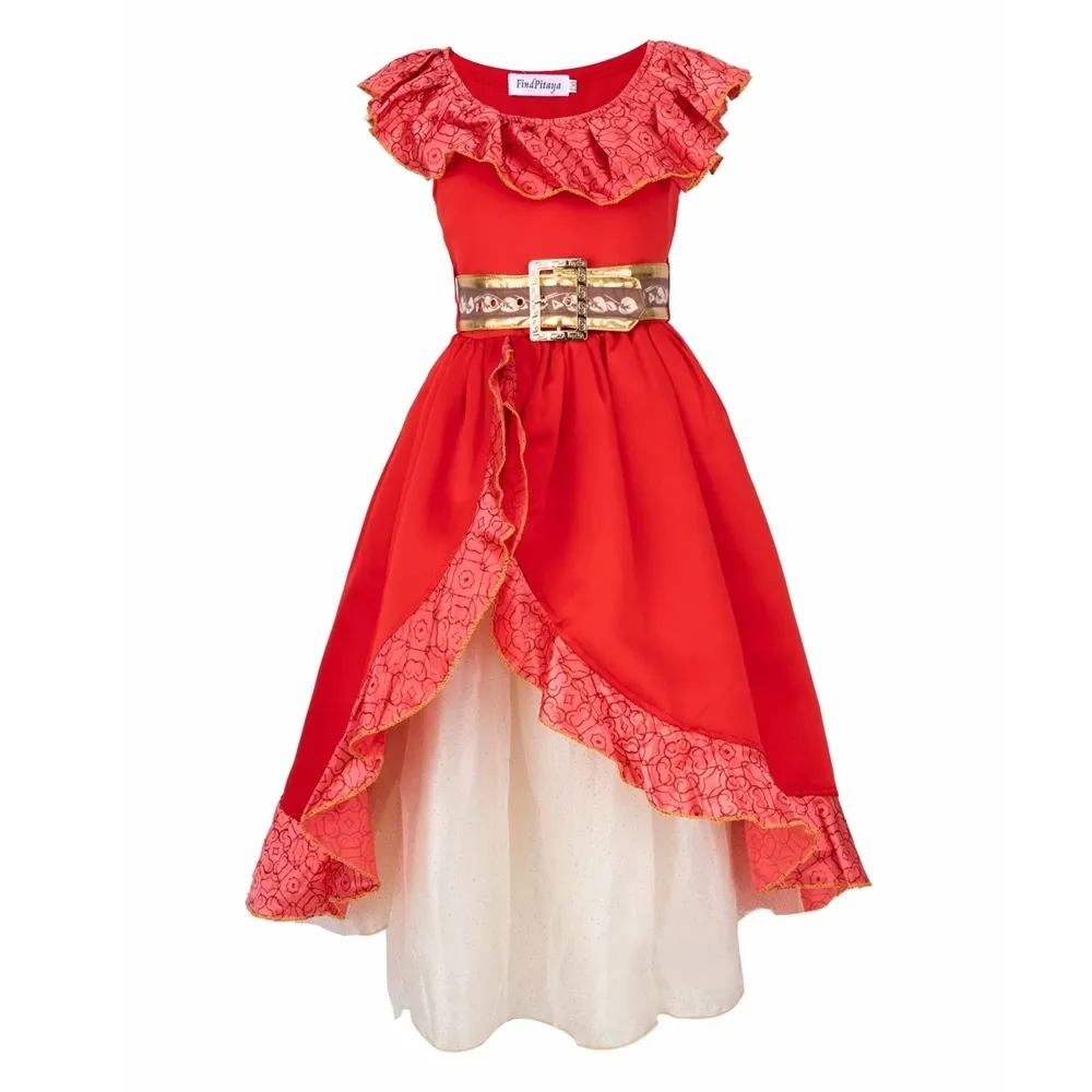 Déguisement Princesse - FINDPITAYA - Robe Rose - Pour Enfant de 3