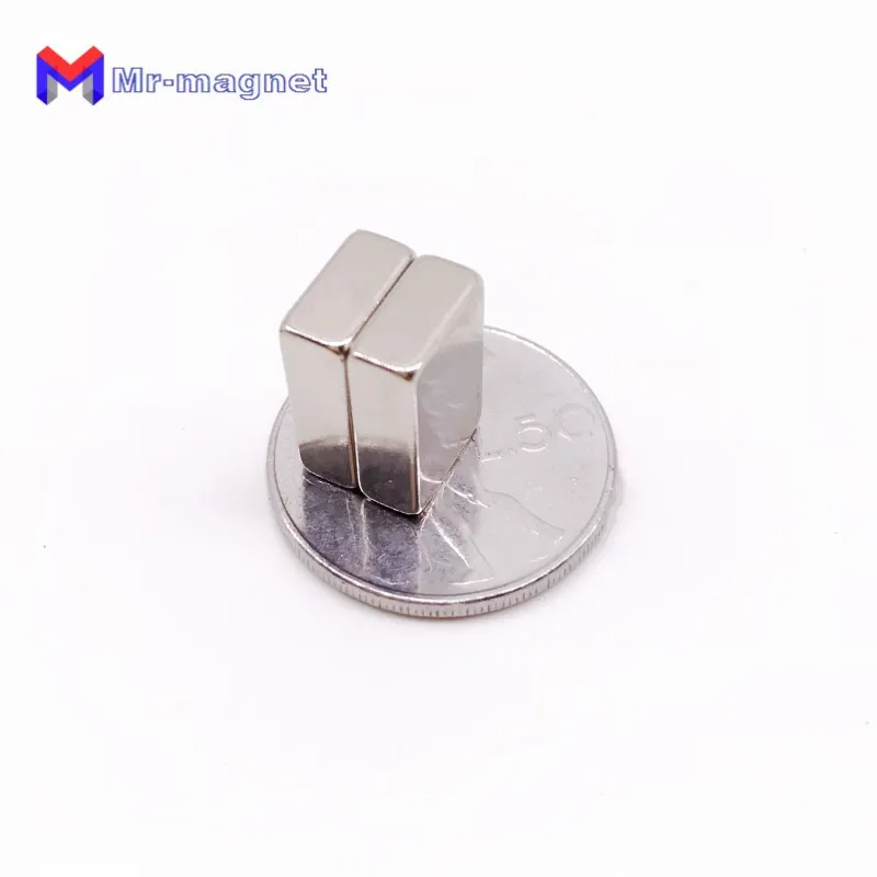 Imanes Ny Promotion 20PCS 20x15X8 mm Super stark sällsynt Earth Permanet Magnet Kraftfullt block Neodymmagneter Kylskåp 20158