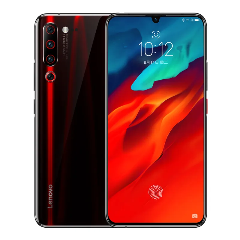 Оригинальный Lenovo Z6 Pro 4G LTE сотовый телефон 8 ГБ ОЗУ 128 ГБ 256 ГБ ROM Snapdragon 855 Octa Core Android 6,39 дюйма 48MP отпечатков пальцев ID мобильного телефона