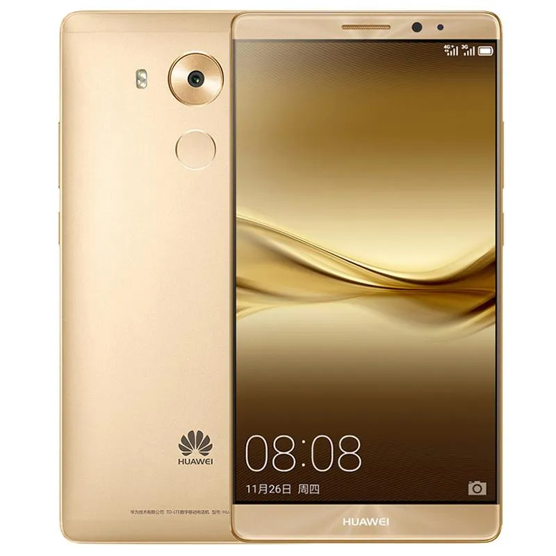 Original Huawei Mate 8 4G LTE Cell Phone 4GB RAM 64GB 128GB ROM Kirin 950 Octa Core Android 6.0" IPS 16MP Fingerprint ID Smart Mobile Phone
