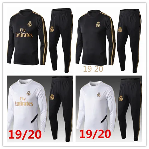 2019/2020 Real Madrid eşofman yetişkin futbol chándal Maillot De Ayak eşofman 2019/20 yetişkin antrenman takım survêtement Spor