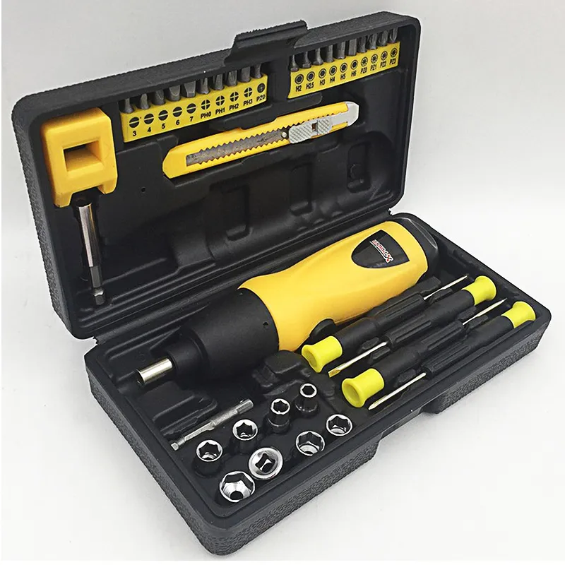 Electric Screwdriver Set Cordless Lithium-Ion Rechargeable Torque Drill Power Tools Household Multifunction DIY Screw Driver