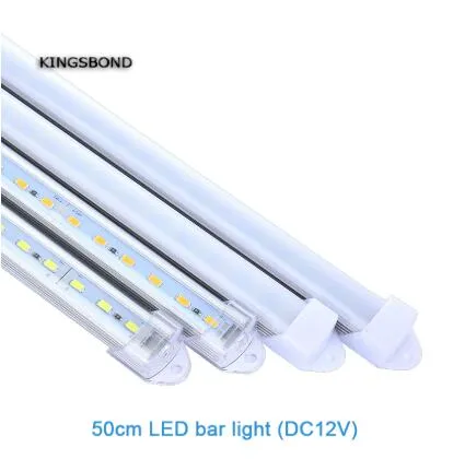 5pcs * 50cm 공장 도매 도매 30cm to 120cm DC 12V SMD5730 LED 하드 리지드 LED 스트립 바 빛 PC 커버 DIY LED 스트립 빛