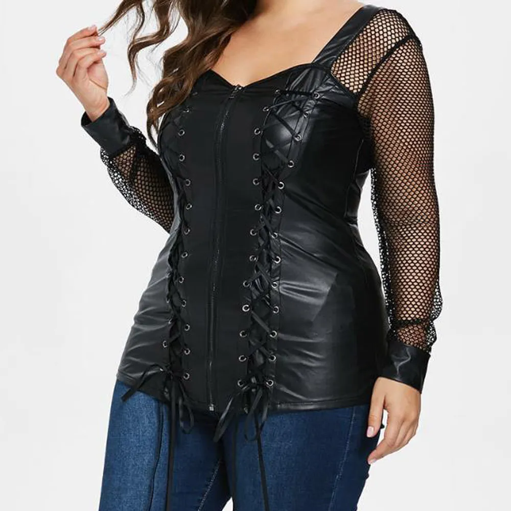 Plus size steampunk blouse online