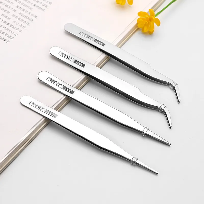 Stainless Steel Micro View Best Scissor Handle Tweezers Wholesale 12CM