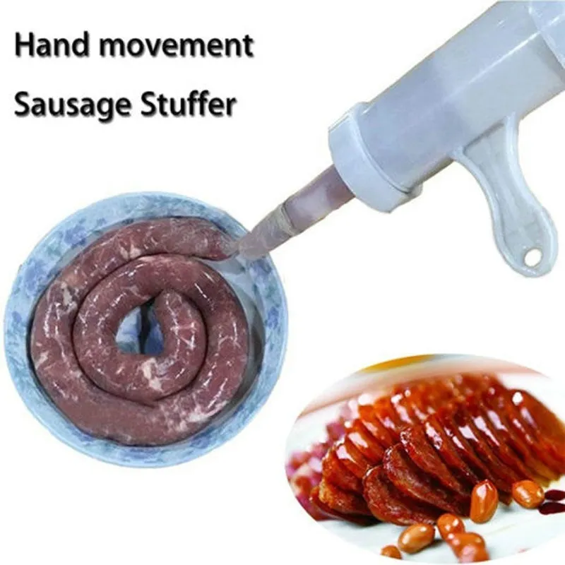 Chonghao Manual Korvmaskin Köttkorv Stuffer Sausage Filler Salami Maker Stuffers