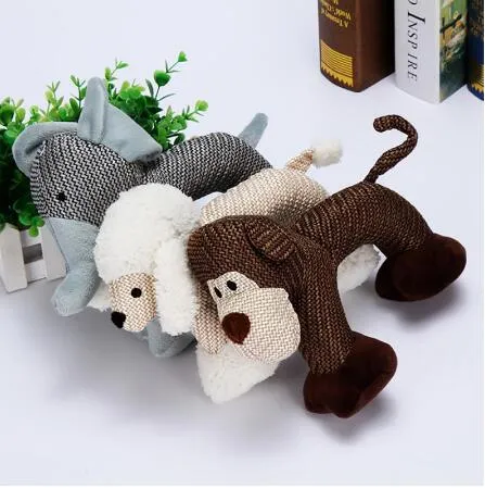 Chien jouets à mâcher pour petits grands chiens résistant aux morsures chien grinçant canard jouets interactif couinement chiot chien jouet animaux fournitures GB997