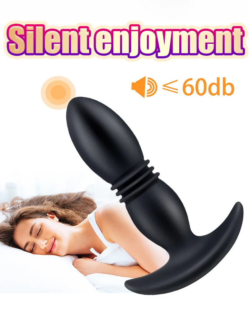 Plug anale a spinta con telecomando per stimolazione prostatica_voghion.com