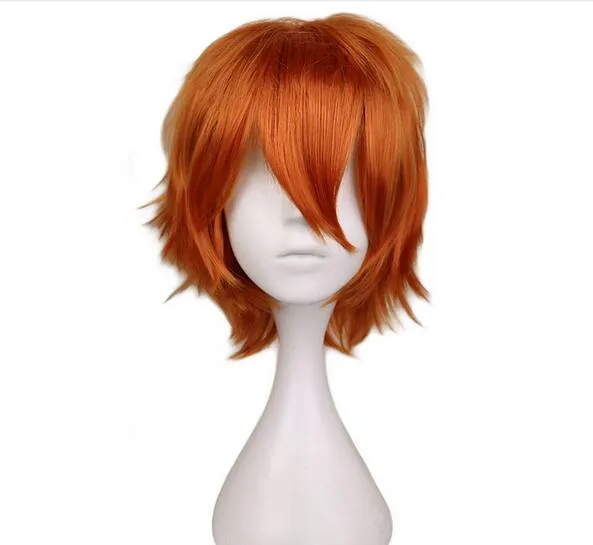 Orange shop wig male