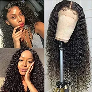 Przezroczysty Wave Frontal Wig Lace Front Ludzki Włosy Peruki dla Czarnych Kobiet Mokrych i Falisty Peruwiański Kręglarski Brazylijski Remy Pre Zieszany 130% Gęstość Diva1