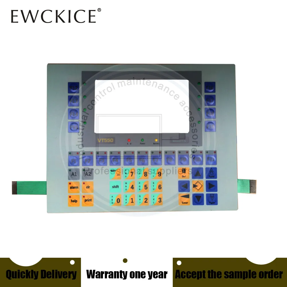 VT550 Claviers VT55000P0 PLC esa VT 550 HMI VT550 00P0 Clavier à membrane industriel Pièces industrielles Raccord d'entrée d'ordinateur