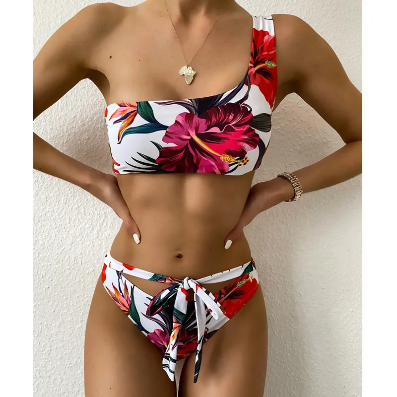 Maillot De Bain Femme 2 Pièces Push Up Taille Haute Femme Bikinis