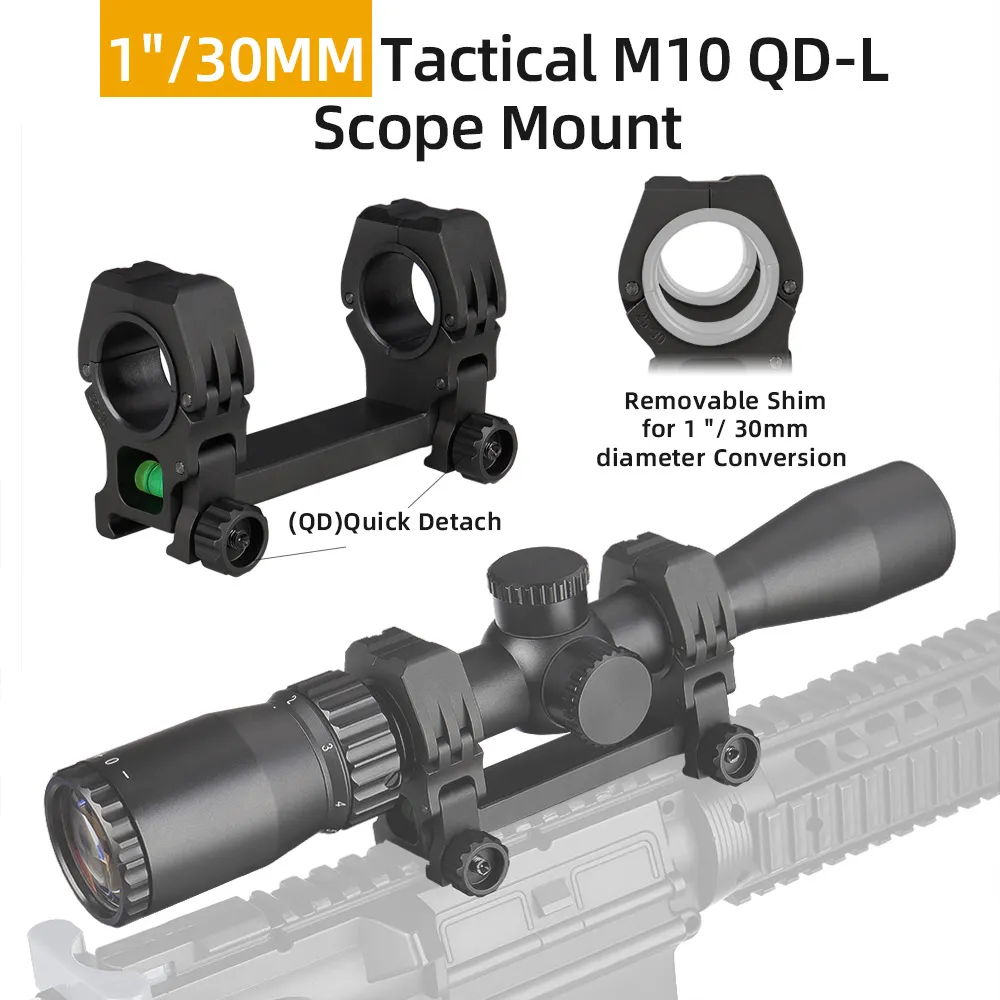 25mm 30mm Picatinny Cantilever Weaver Dual Anéis Anéis de Monte Anel Tático Heavy Duty Forward Alcance Câmeras CL24-0226