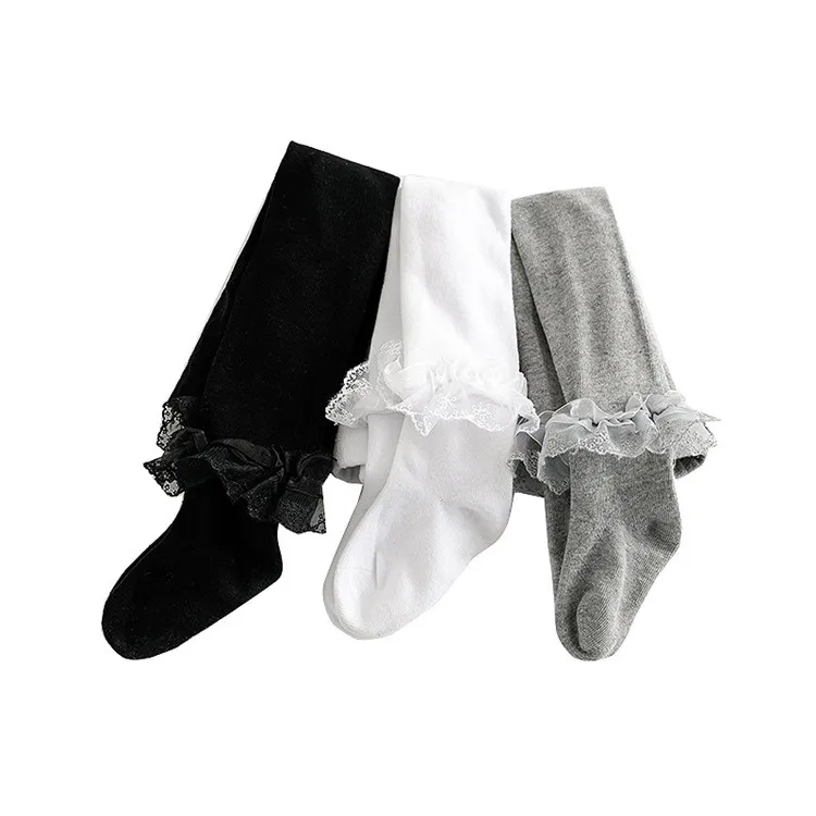 Collants en coton pour filles collants dentelle enfants fille collants printemps bébé fille bas mode bébé fille vêtements livraison gratuite nouvelle vente chaude 2020