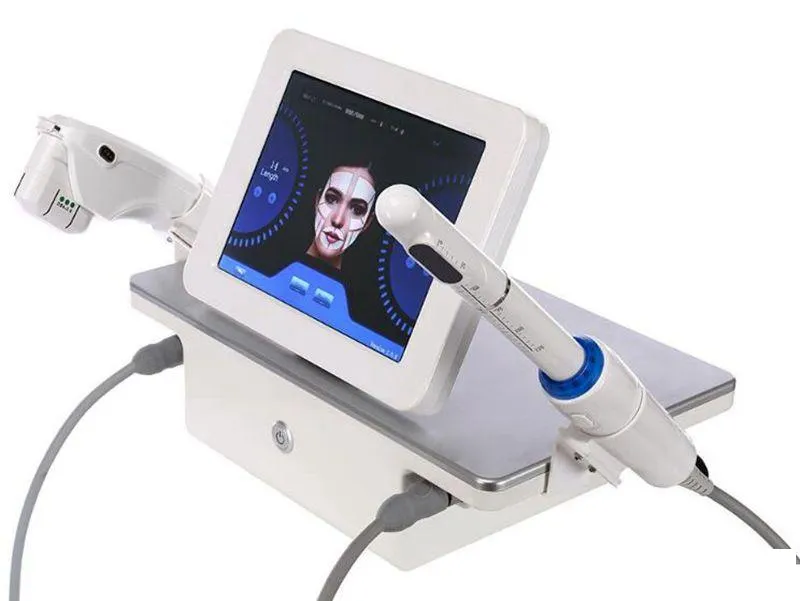 Nuovo modello 2in1 portatile 7 cartucce ad ultrasuoni focalizzati ad alta intensità HIFU viso corpo vaginale stringere macchina sollevamento della pelle rimozione delle rughe