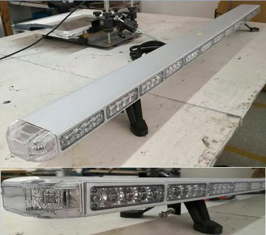 Ücretsiz kargo Yeni şık serin lens 55 inç ince led lightbar led ışık çubuğu çatı dağı araba flaş flaş lightbar uyarı tow kamyon işık bar