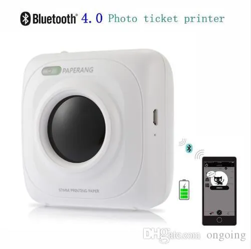 PAPERANG P1 imprimante Portable Bluetooth 4.0 imprimante Photo téléphone connexion sans fil imprimante 1000mAh batterie Lithium-ion