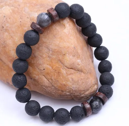 NATUURLIJKE MAANSTEEN kralen Tibetaanse Boeddha armband CHAKRA steen LAVA armband diffuser met cadeau