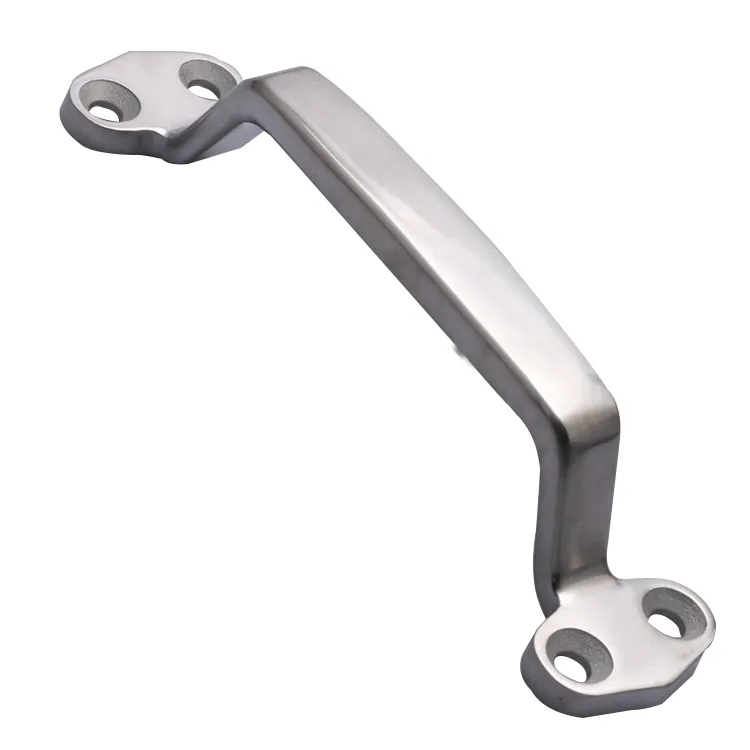 solid Stainless steel bow door handle industrial cabinet heavy equipment toolbox knob chassis tool box case pull hardware