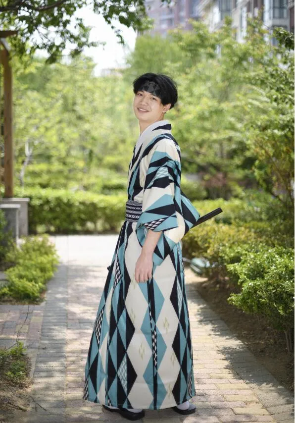 Traditional Japanese Garment Tokyo Osaka Mens Pajama Robe In Polyester Blend Cotton For Formal Zenana Clothing And Bathrobe From Fleming627 47.48 DHgate.Com