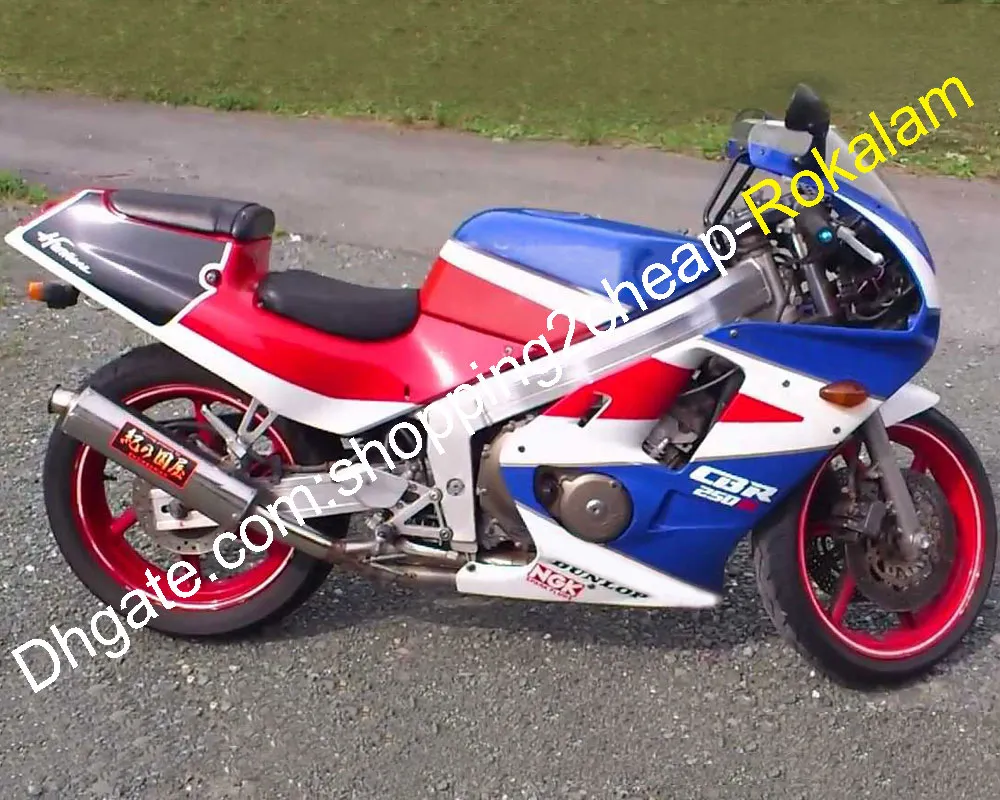 Honda CBR250R CBR250 CBR 250R MC19 페어링 키트 19888888888888 89 블루 레드 흰색 검은 오토바이 완성 세트 주입 몰딩