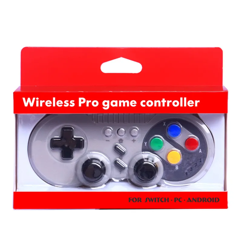 Bluetooth Wireless GamePad Controller Joystick Fornintendo Switch Pro Windows PC Mac OS Android Rumble Vibration Controls