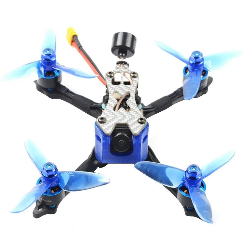 Skystars Ratel 140X 6S FPV Racing Drone F4 8K OSD 40A Blheli_S con 200 mW VTX Runcam Nano 2 Cam BNF - Ricevitore DSMX