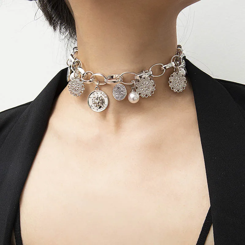 Bohemian choker necklace sales