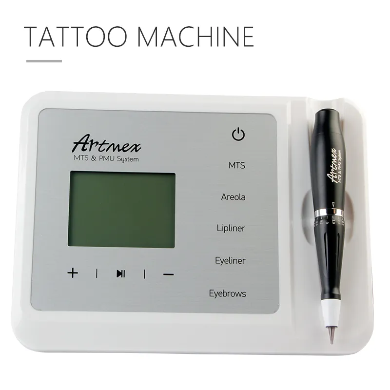Chinese leverancier Semi Permanente Make-up Tattoo Machine Digital ArtMex V7 Verbetering van uw functie Oogbrow Lip Rotary Pen MTS System Tattoo Pen
