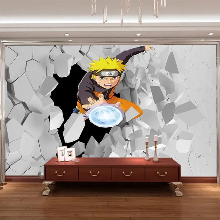 Anime Japonais Fond Décran 3D One Piece Peint Cartoon Fond Décran Pour Les  Murs Photo Papier Peint Toile De Fond TV Enfants Chambre Décor Chambre Du  27,88 €